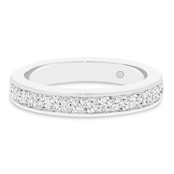 Millie 2.0-2.5 Lab Grown Diamond Lab Grown Diamond Wedding Band With Pave Setting