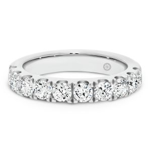 Angela 3.0 Lab Grown Diamond Large Prong Set Wedding Band With Lab Grown Diamonds