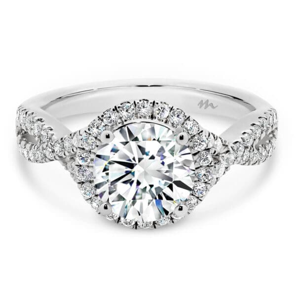 Briana 7.5 Vintage Moissanite Infinity Band