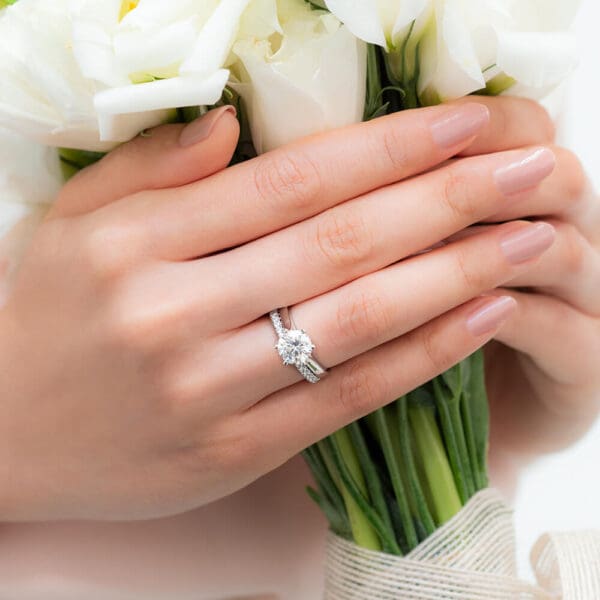 Gum Blossom 7.5-8.0 Supernova Moissanite