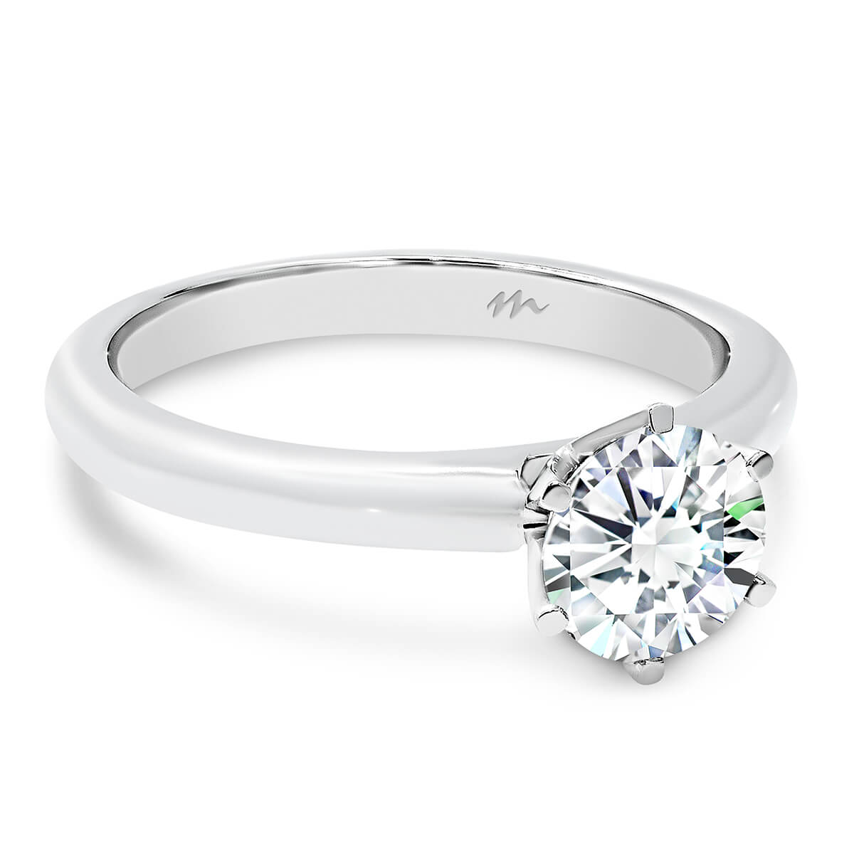Hannah' Moissanite engagement ring