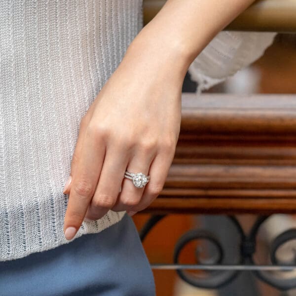 Lavender Supernova Moissanite