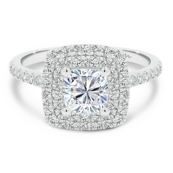 Louisa Cushion 6.0 Moissanite Engagement Ring