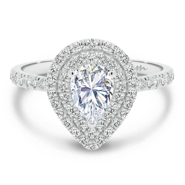 Louisa Pear 6X4-7X5 Supernova Moissanite