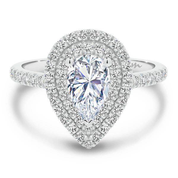 Louisa Pear 1.00Ct Lab Grown Diamond Engagement Ring
