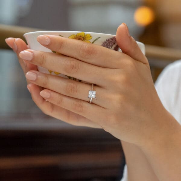 Lydia Square 6.5-7.0 Supernova Moissanite