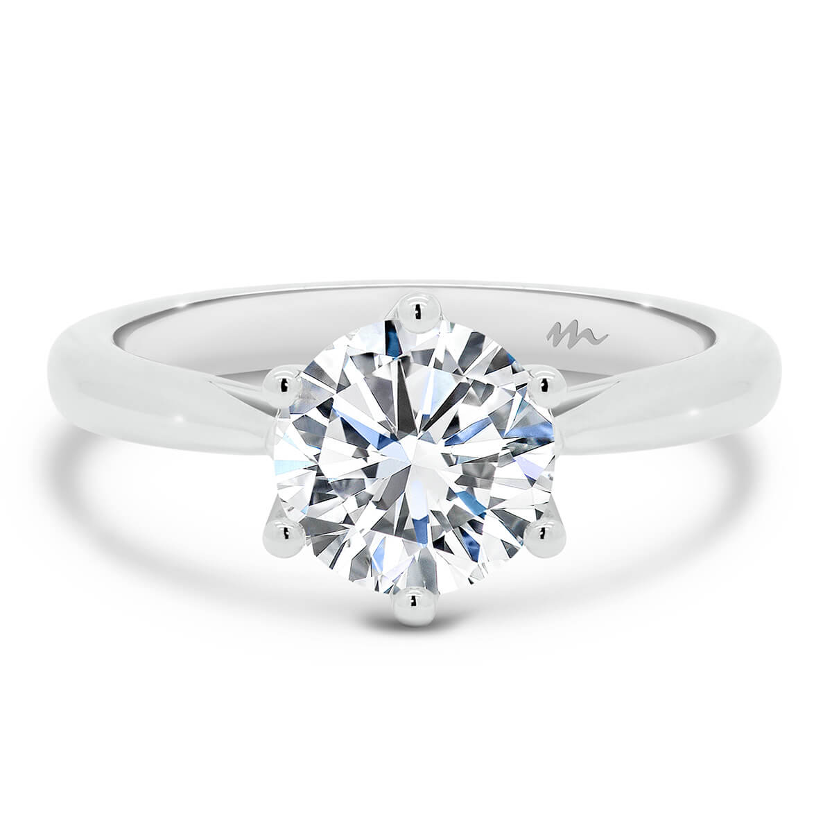 Moissanite Ring Mena 7.5 8.0 Moi Moi Fine Jewellery