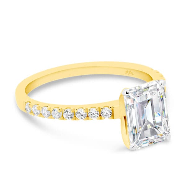 Rosewood Emerald 8X6-9X7 Supernova Moissanite