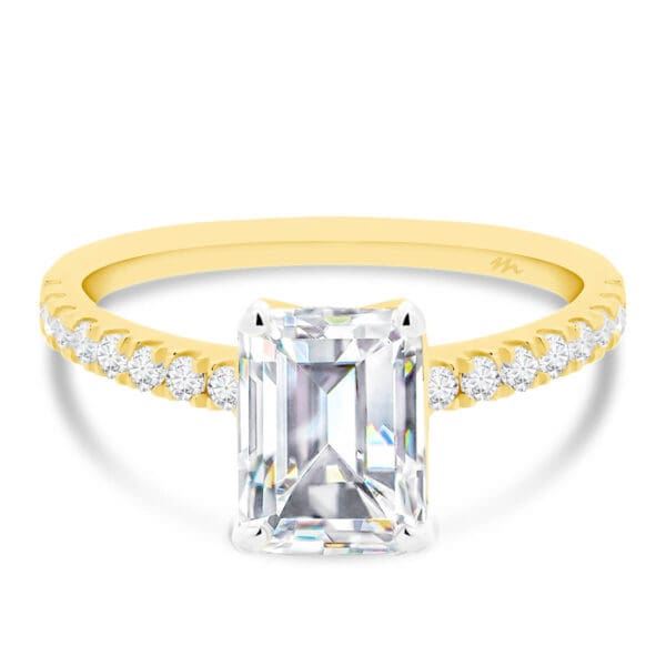 Rosewood Emerald 8X6-9X7 Supernova Moissanite