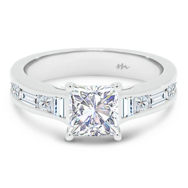 Sia 6.0 Moissanite engagement ring