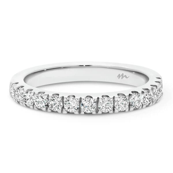 Angela 2.0-2.5 Moissanite prong set Moissanite wedding ring