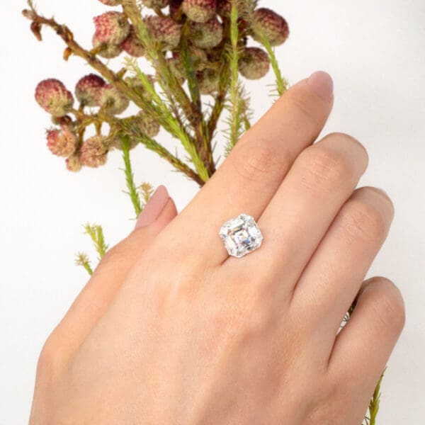 Supernova Moissanite Asscher Cut