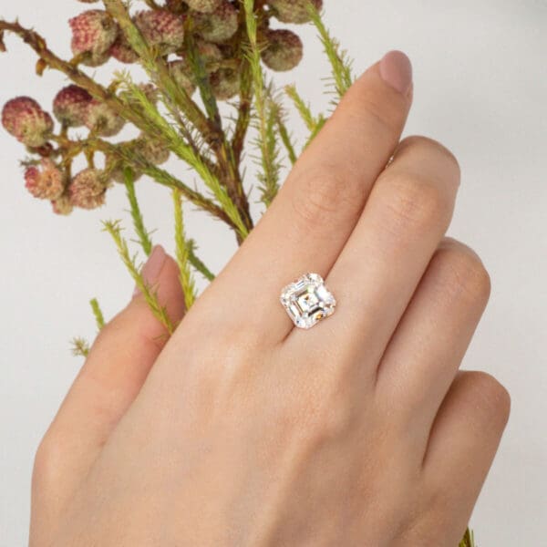 Supernova Moissanite Asscher Cut