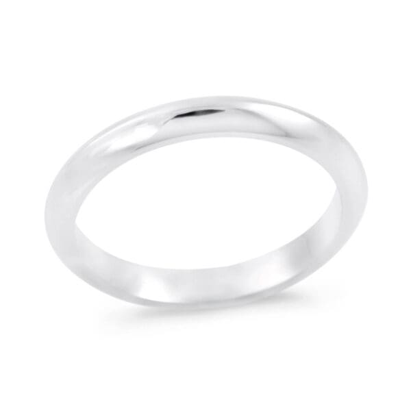 Audrey A Plain Knife-Edge Wedding Band