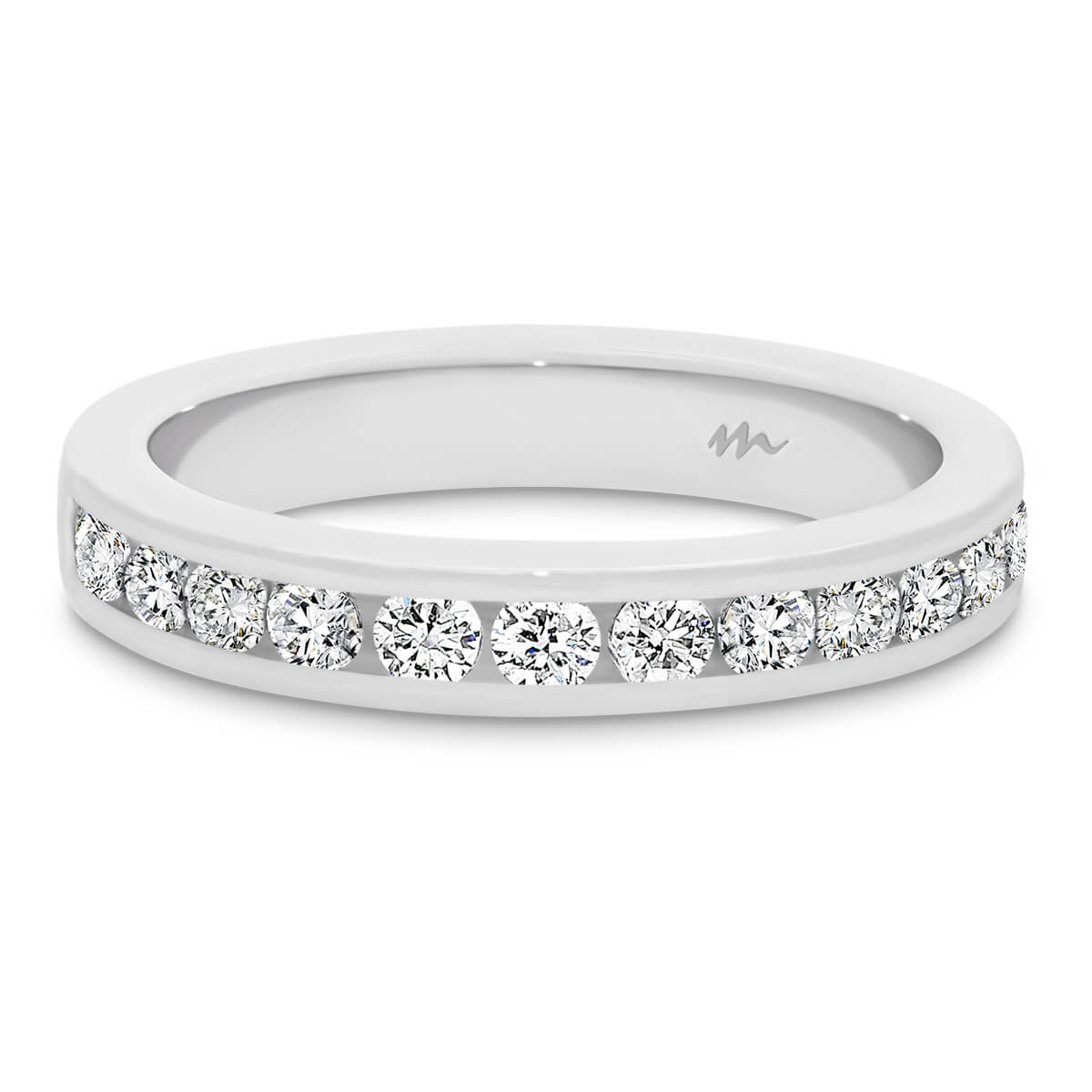 Carmen 2.0-2.5 Moissanite Channel Set Moissanite Wedding Ring