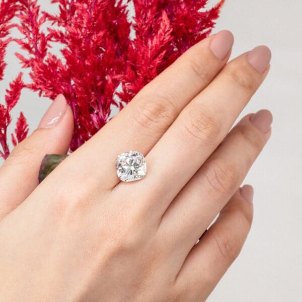 Supernova Moissanite Cushion Cut