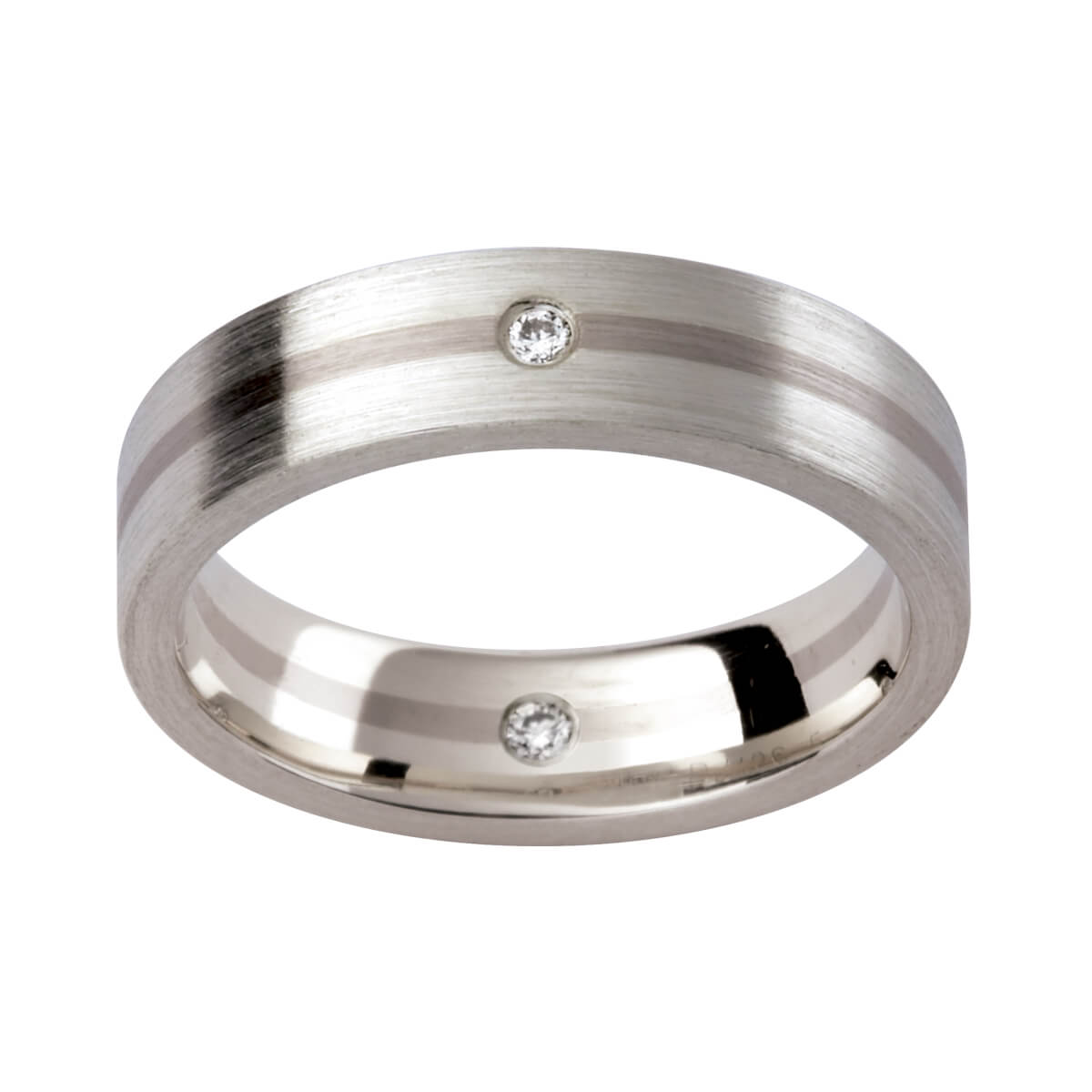 Two tone shop wedding band sets