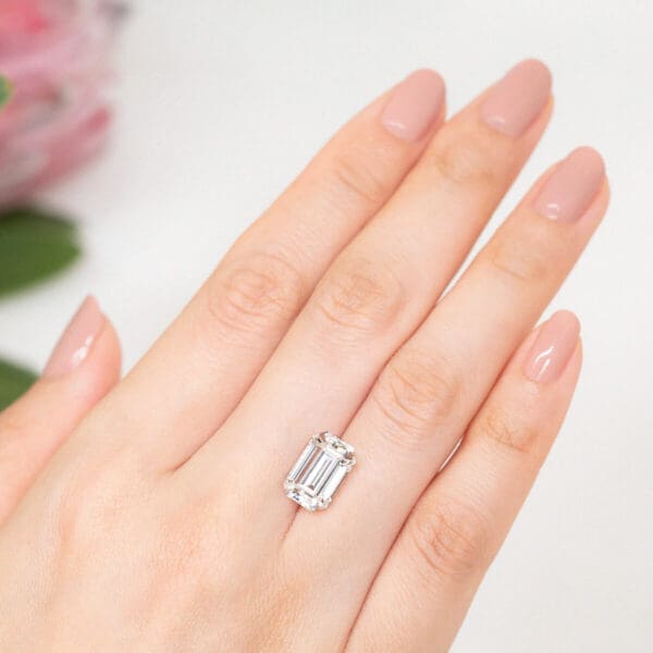 Supernova Moissanite Emerald Cut