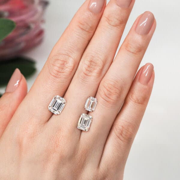 Supernova Moissanite Emerald Cut