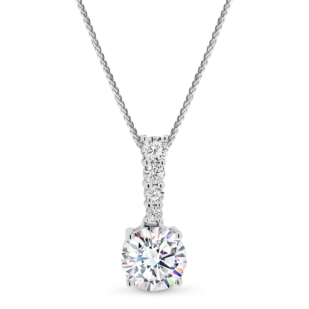 Lab Grown Diamond Pendant Enya 0.80 1.25ct LGD Moi Moi