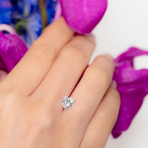 Supernova Moissanite Heart Cut