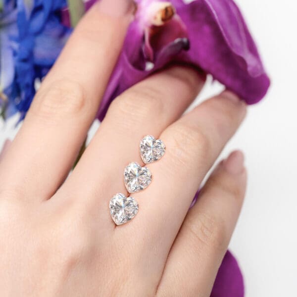 Supernova Moissanite Heart Cut