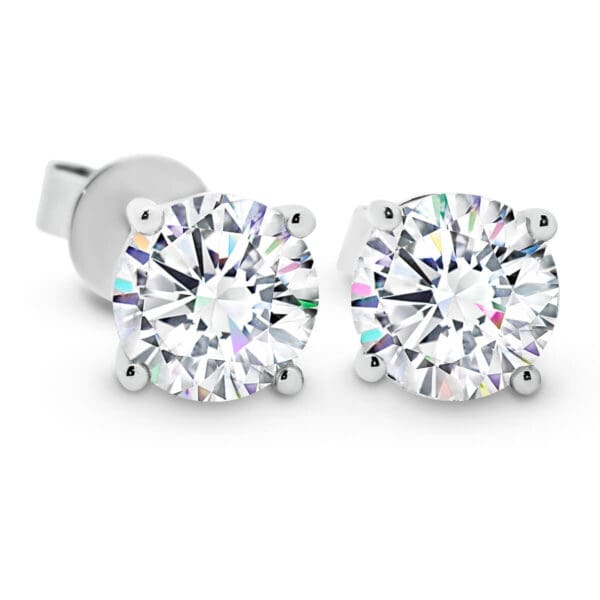 Yarra 7.5-8.0 one and half carat and more 4-prong stud earrings