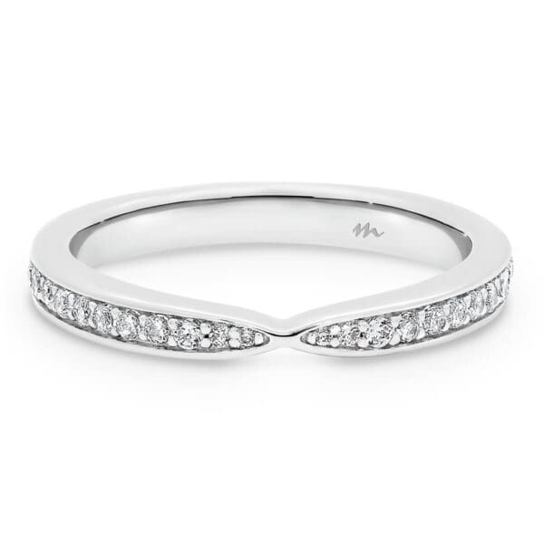 Marie 1.3-1.5 Lab Grown Diamond Pave-Set Wedding Ring