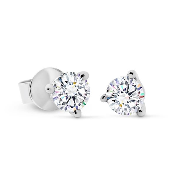 Martina 3.0 small solitaire diamond earrings