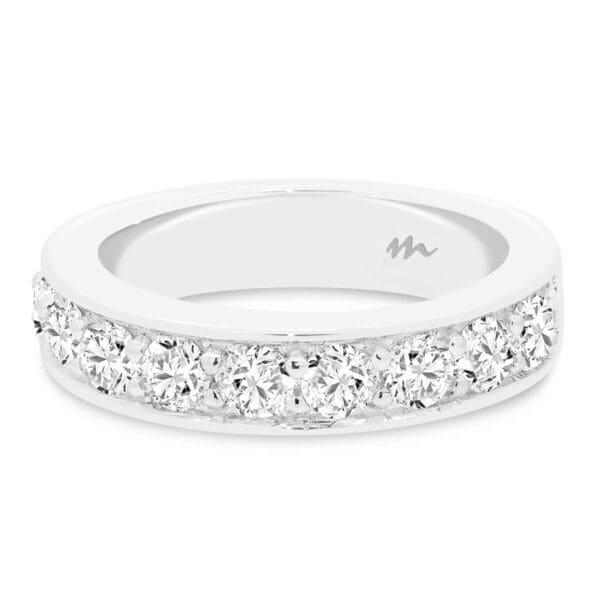 Millie 3.0 Pave Set Moissanite Wedding Ring