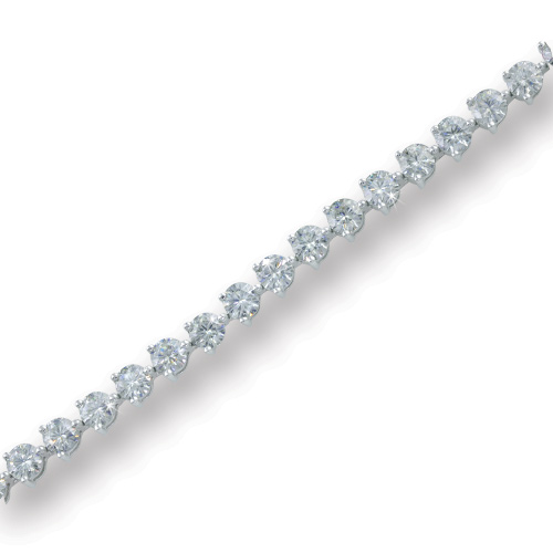 Moi Moi Skye Moissanite Tennis Bracelet