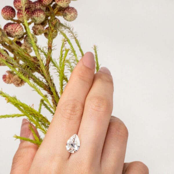 Supernova Moissanite Pear Cut
