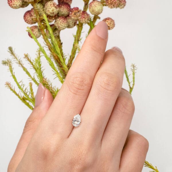 Supernova Moissanite Pear Cut