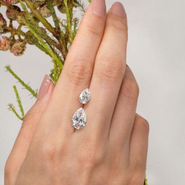 Supernova Moissanite Pear Cut