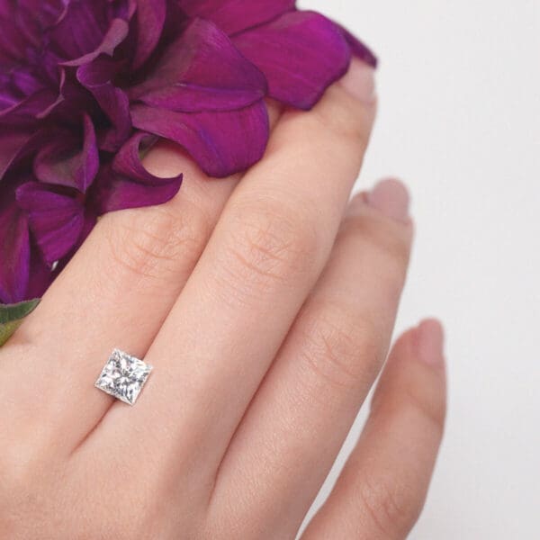 Supernova Moissanite Square Cut