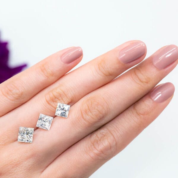 Supernova Moissanite Square Cut