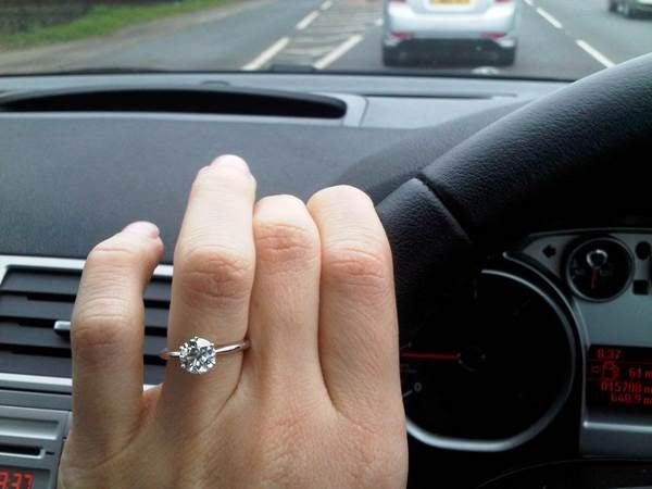 on the road engagement ring