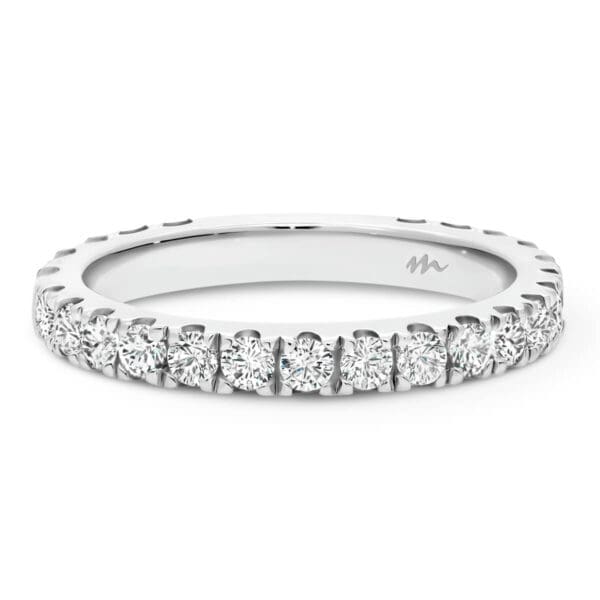 Angelica 2.0-2.5 Moissanite Moissanite prong set wedding ring