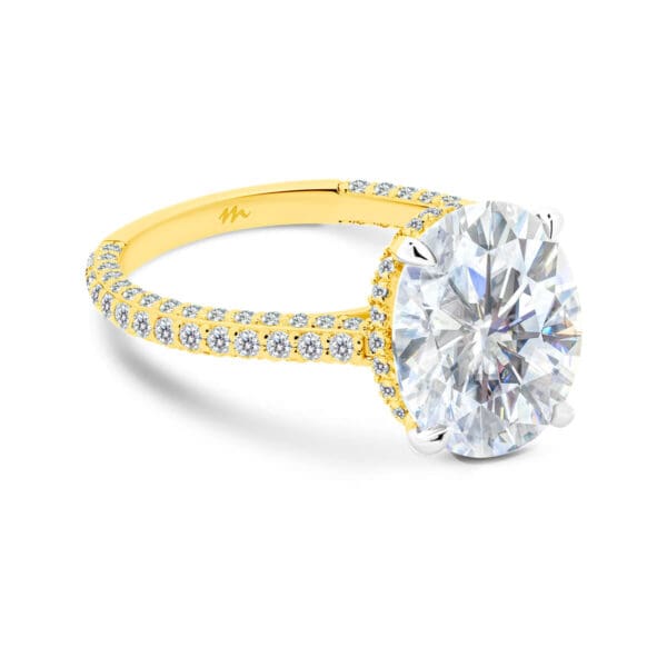 Alina Oval Supernova Moissanite