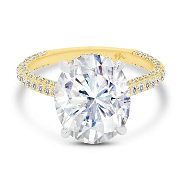 Alina Oval Supernova Moissanite