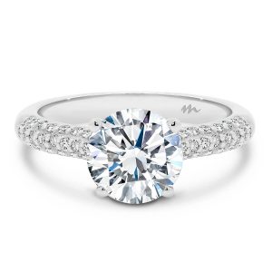 Rosita 7.5-8.0 1.50-Carat 3-Row Pave Band