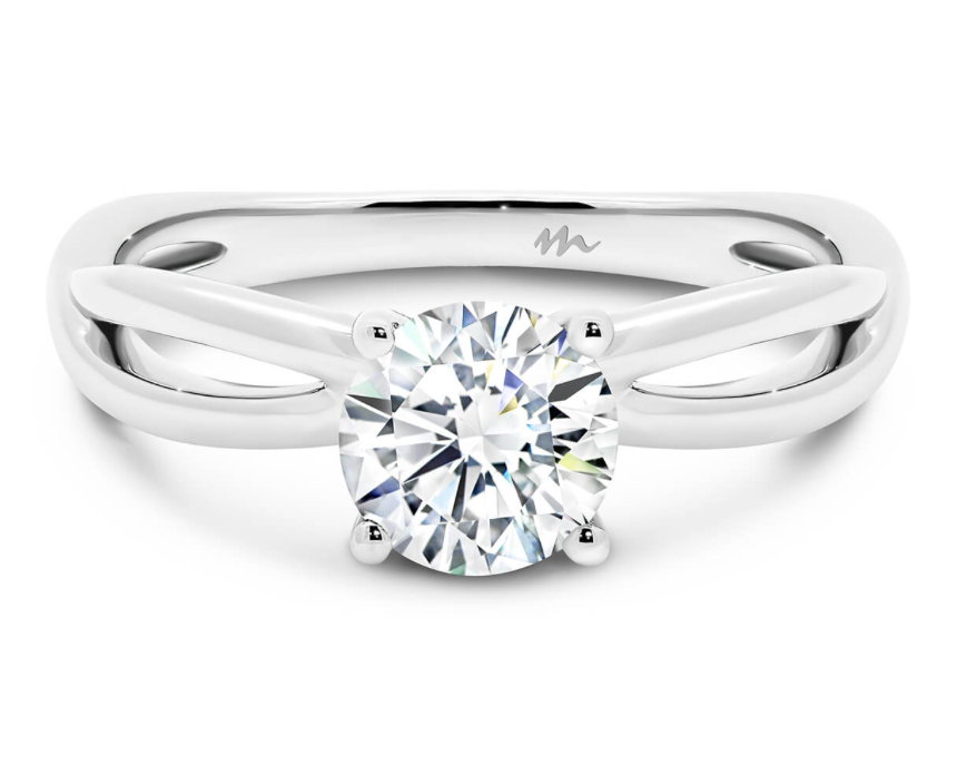 Moissanite Engagement Ring