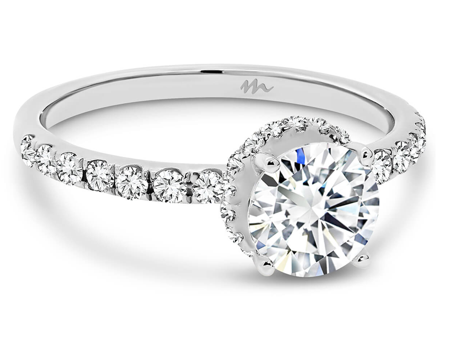 Moissanite Engagement Ring