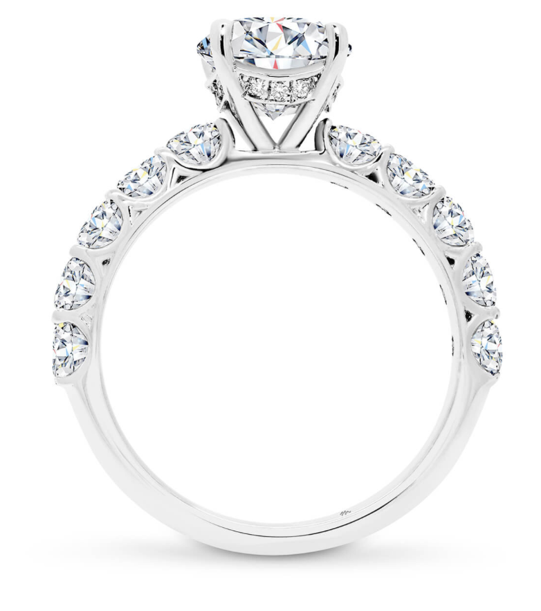 Moissanite Engagement Ring