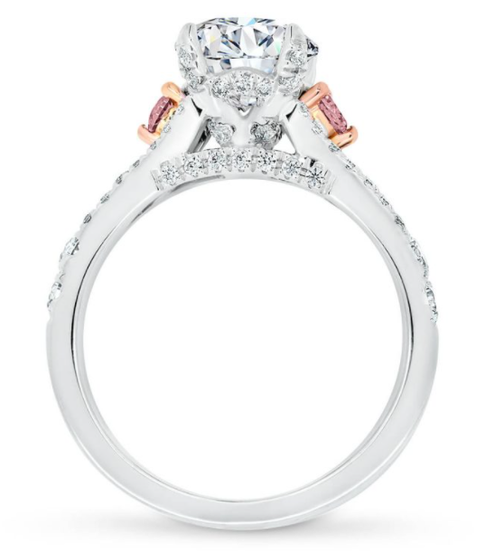 New York pink and white lab grown diamonds