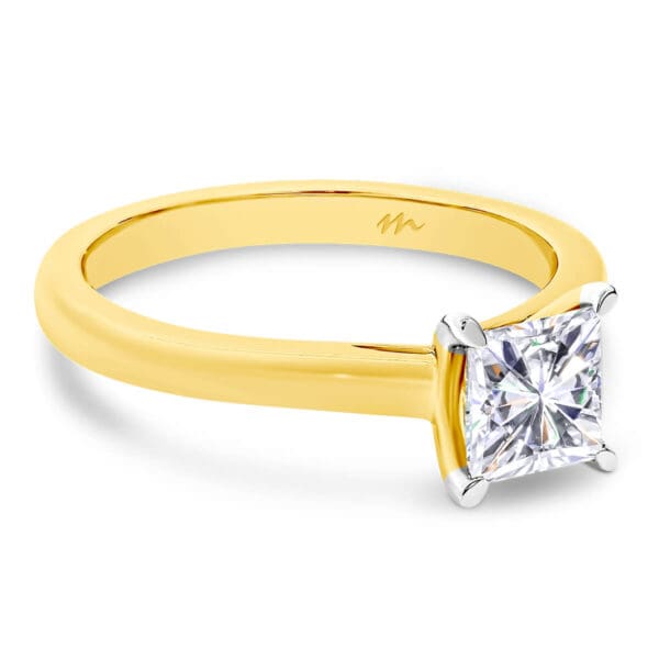 Leisel Square 5.5 Supernova Moissanite