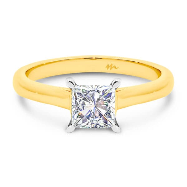 Leisel Square 5.5 Supernova Moissanite