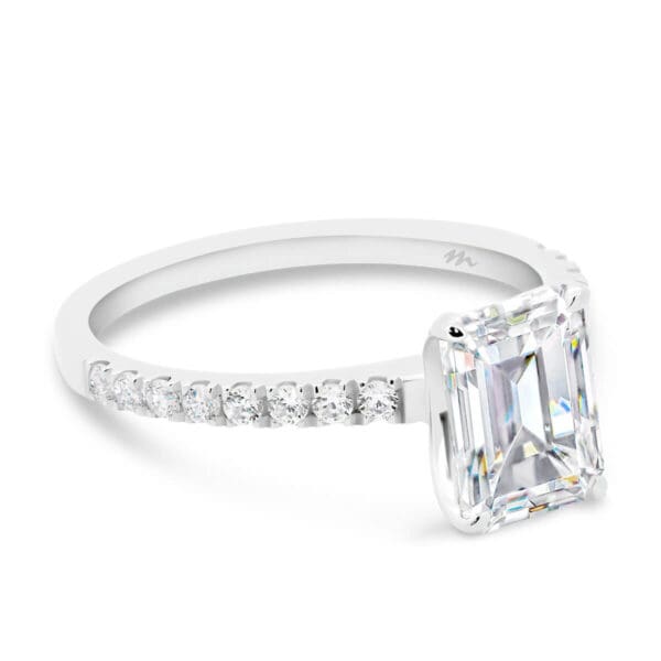 Rosewood Emerald 8X6-9X7 Supernova Moissanite
