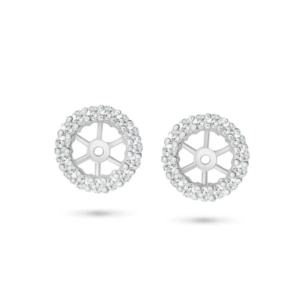 Betsy 5.0-5.5 Prong-Set Enhancers For Stud Earrings