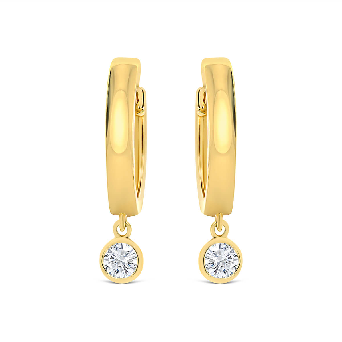 Moissanite Earrings Ginny Round 3.0 5.0 SN Moi Moi Fine Jewellery